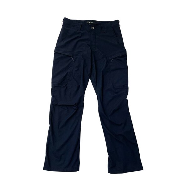 5.11 Tactical Series Cargo Pants Active Duty Gear Pockets Stretch Blue sz 34X32 - Picture 1 of 8